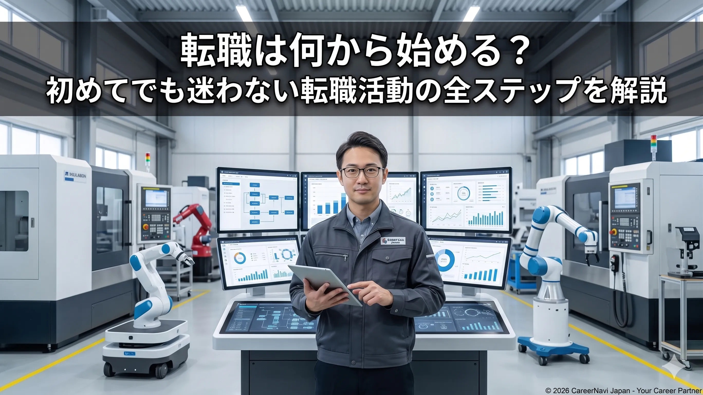 転職は何から始める？初めてでも迷わない転職活動の全ステップを解説